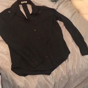 NWOT Black Button up